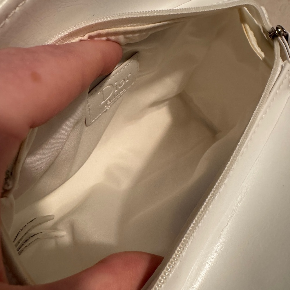 Christian Dior Parfums White Makeup Bag EUC - Picture 11 of 16